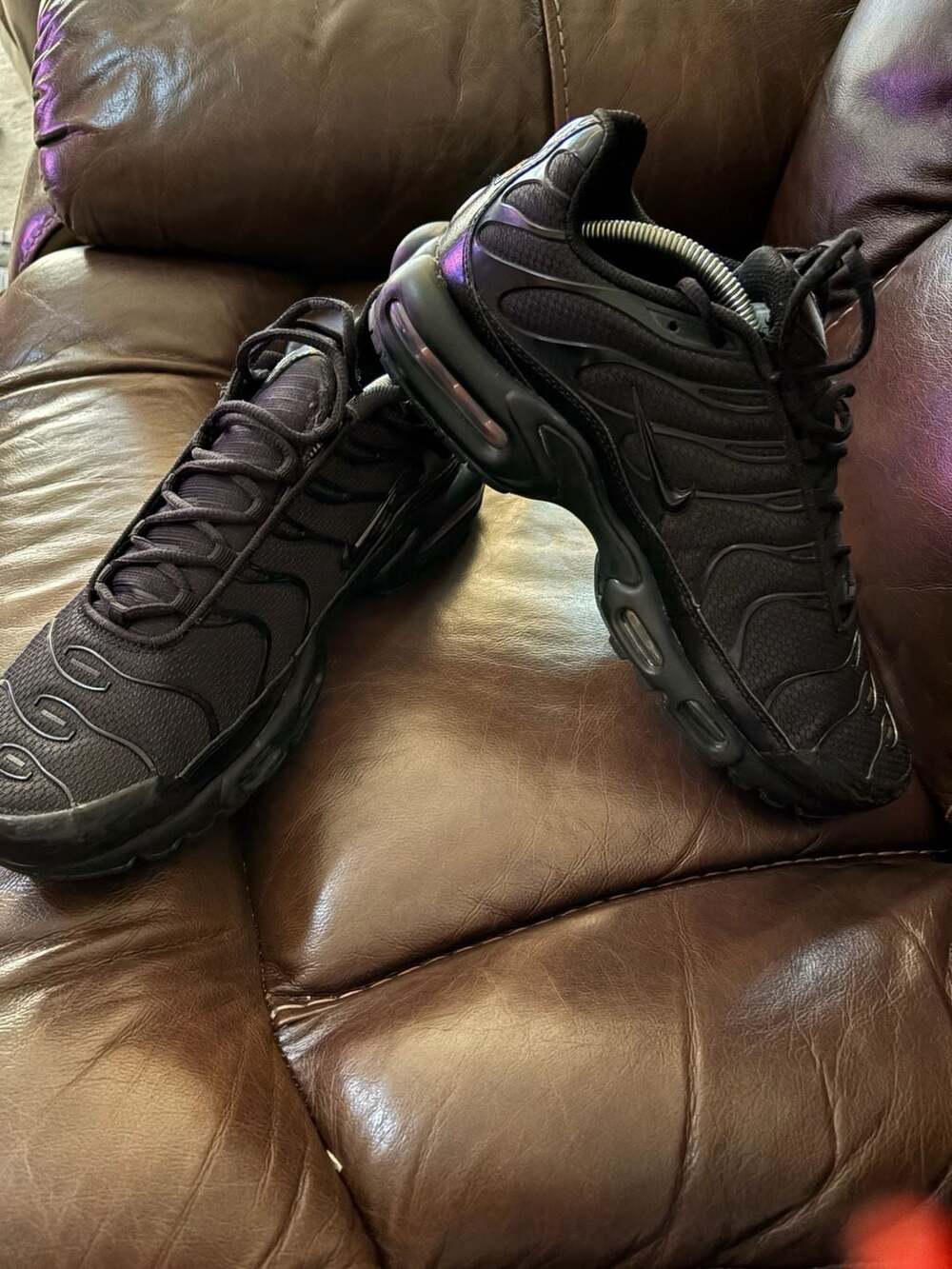 Nike Air Max Plus TN Triple Black Running Shoes